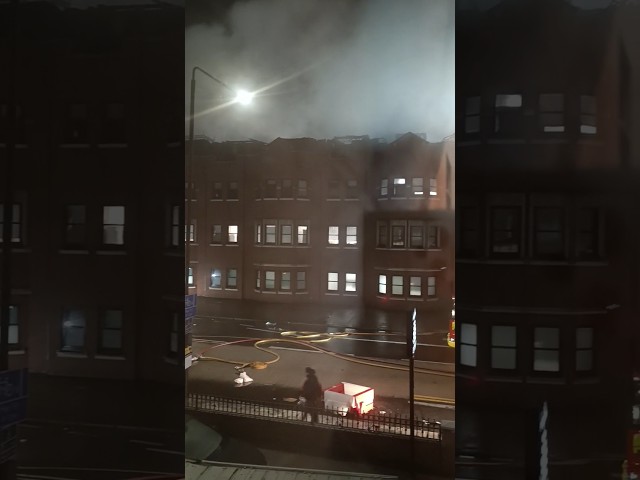 Fire destroys Forest Gate Police Station in East London! #breakingnews #forestgate #newham