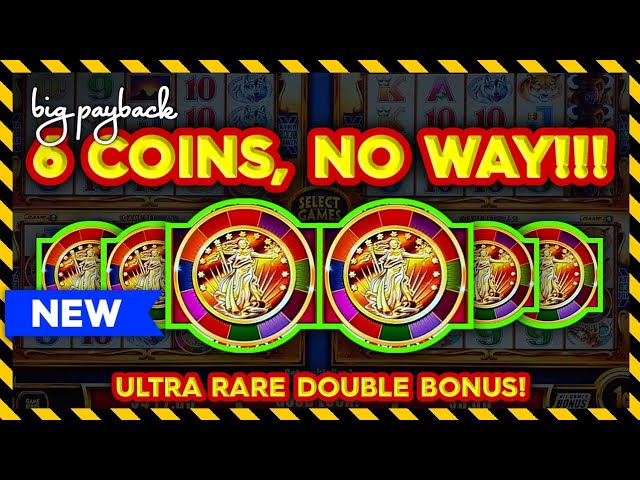 6 Coins → RARE DOUBLE BONUS! Wonder 4 Revolution Buffalo Gold Revolution Slots!