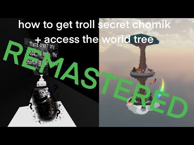 How to Get Troll Secret Chomik & Access The World Tree Realm in Roblox Find the Chomiks: Remastered