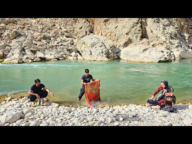 Omid’s Fishing Adventure | A Beautiful Day with Family by the River!