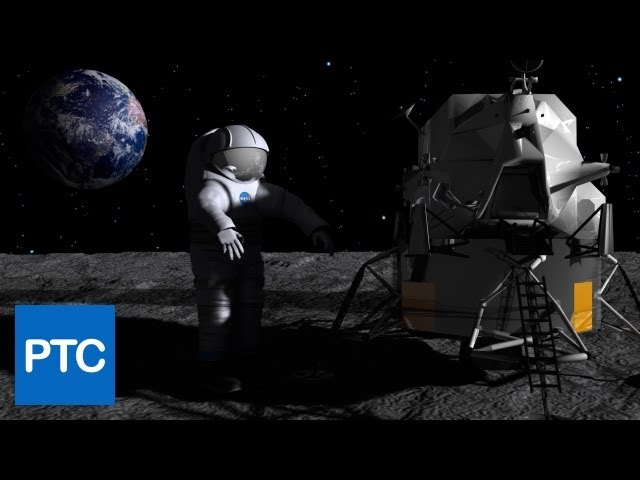 Photoshop CS6 3D: MOON WALK Scene - How To Create a Space Scene in Photoshop 3D