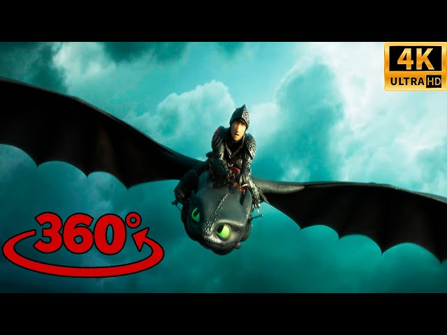 Train your dragon || Flying on a dragon || 360 video degrees