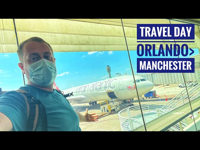 Travel HOME Day VLOG! Flying Orlando to Manchester, Virgin Atlantic Economy Delight | April 2022