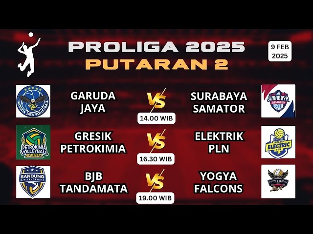 🔴Pertamina Enduro 🆚 Petrokimia | Petrokimia 🆚 Elektrik PLN | BJB Tandamata 🆚 Yogya Falcons