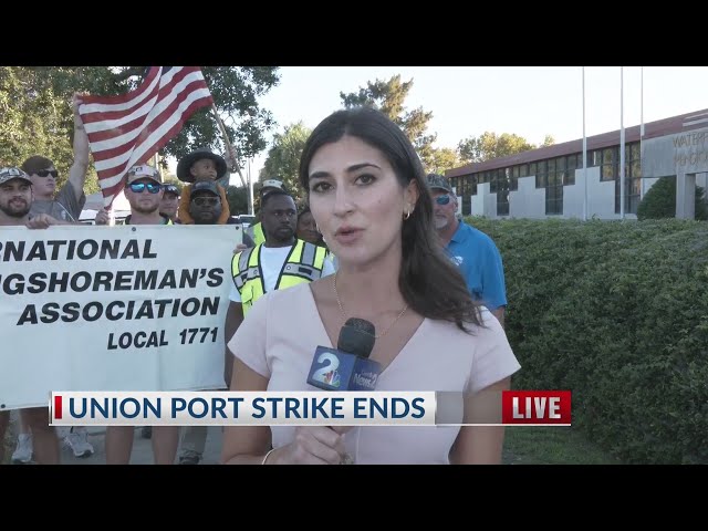 Union port strike ends