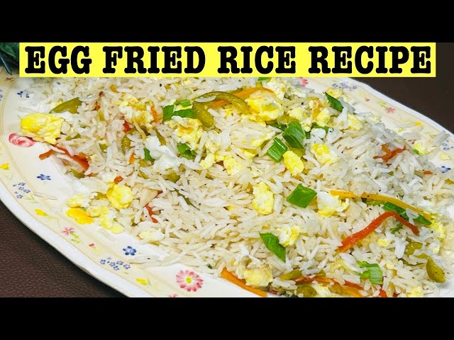 Egg fried rice recipe | MIX VEGETABLES RICE RECIPE | 5 MINUTES EASY EGG FRIED RICE BY ANAYA RAO