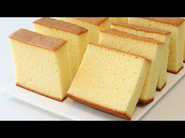 Best Castella Recipe with High Praise! Super Moist and Soft Honey Castella Recipe 🍯 (baking tip!)