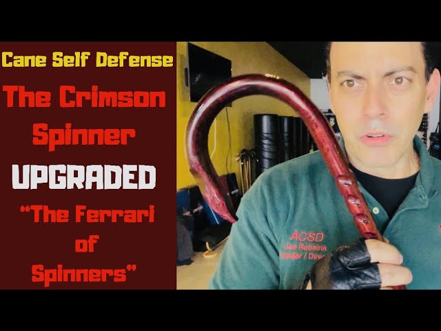 Cane Self Defense: The UPGRADED Crimson Spinner- “The Ferrari of Spinners”