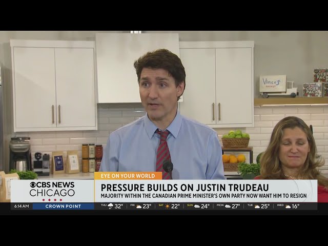 Pressure builds for Canadian Prime Minister Justin Trudeau to resign