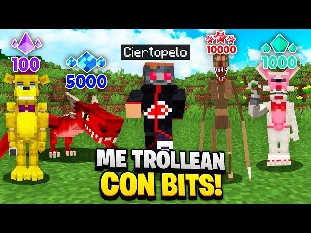 Paso MINECRAFT pero el CHAT me trollea con DONACIONES!✌