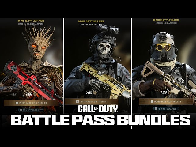 ALL MW2 & MW3 Battle Pass Bundles Store Collection SHOWCASE in Season 6! (Modern Warfare 3)