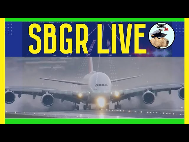 SBGR LIVE 4K - Aeroporto Internacional de Guarulhos AO VIVO - GRU Airport