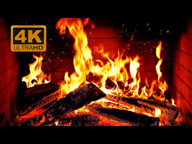 🔥 Fireplace 4K. Cozy Winter