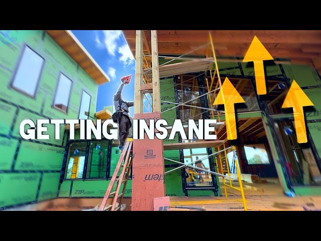 Construction of a MEGA sized Modern Home PT 76  |  The GRAND Entry