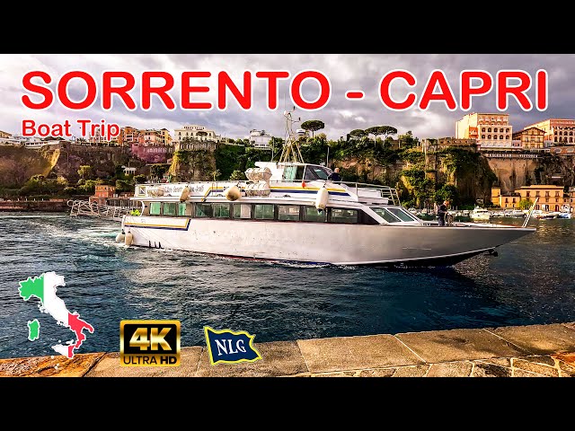 🇮🇹 Boat trip from Sorrento to Capri.