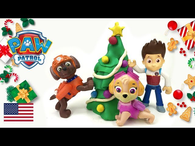 Paw Patrol Holiday Special Christmas Presents under the Tree Xmas Morning