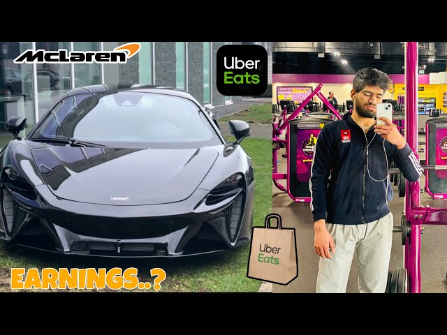 HOW MUCH I EARN IN A DAY DOING UBER EATS || INDIANS IN CANADA 🇨🇦