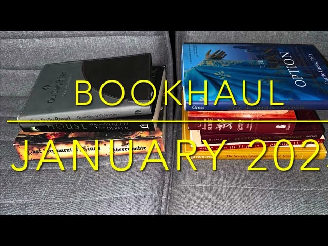 Large BOOKHAUL January 2025