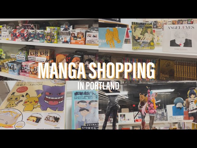 Manga Shopping With Me | PORTLAND TRAVEL VLOG