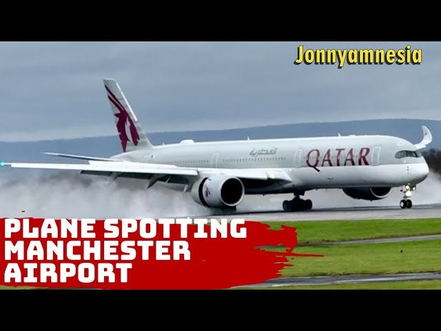 Plane spotting at Manchester airport 18/12/24