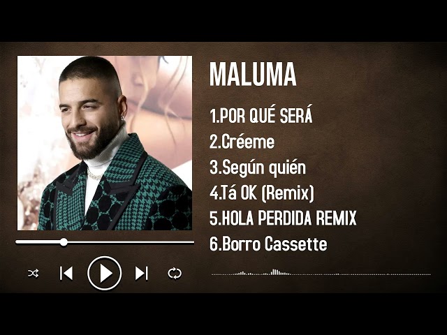 Non-Stop Hits of Maluma in 2025 A Playlist to Escape With