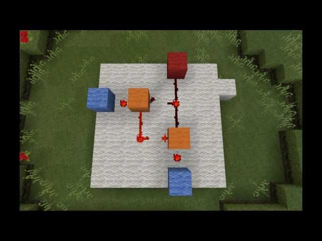 Redstone NOR Latch [Minecraft 1.0]