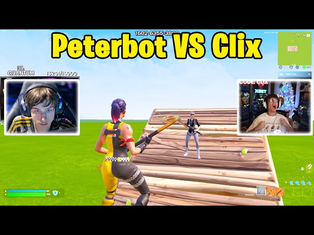 Clix VS Peterbot 1v1 Buildfights