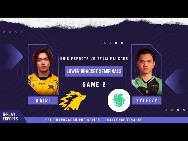 Team Falcons vs Onic Esports Game 2 - ESL Snapdragon Pro Series Lower Bracket Semifinals