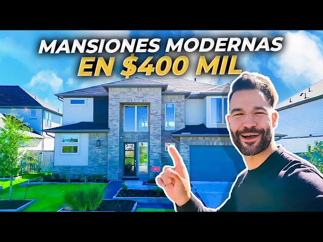 Mansiones MODERNAS en Houston Texas por $400k: ¿Es posible encontrar una en Houston Texas?