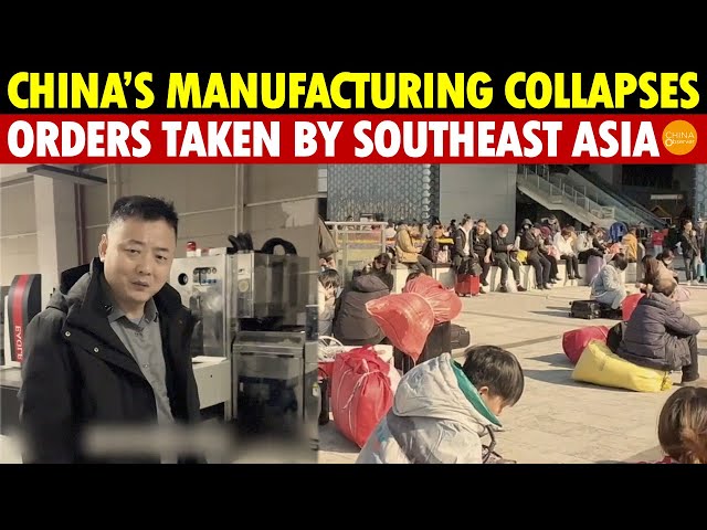 China’s Manufacturing Collapses, Orders Taken by Southeast Asia; Over Half of Listed Firms Lose