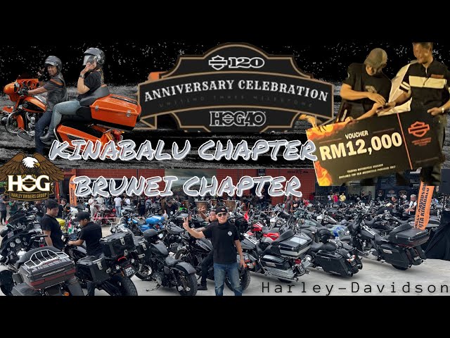 Harley-Davidson 120th Anniversary in Kota Kinabalu Sabah / H.O.G 40th Anniversary Celebration