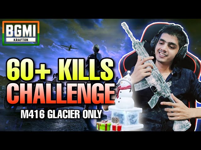 🔥 M416 GLACIER FULL MAX 1vs4 CHALLENGE IN CONQUEROR LOBBY BGMI LIVE