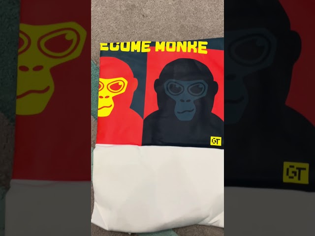 Gorrila tag become monke sand T-shirt unboxing #subscribe #fnaf #cg5 #concert #gorrilatag #vr #gtag