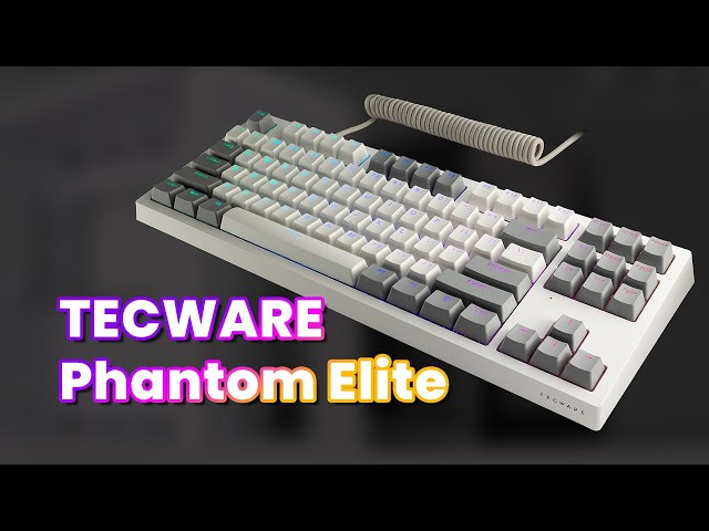 Upgrade your desk setup with the Tecware Phantom Elite Keyboard