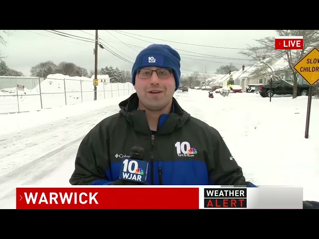 Cleaning up from snowstorm begins