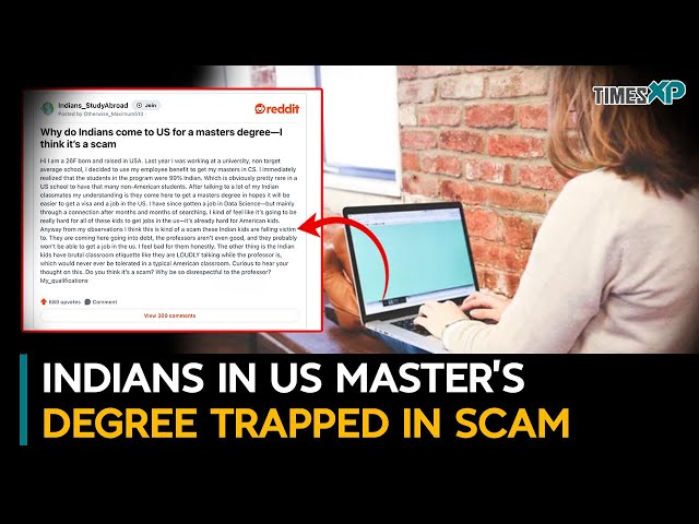 Indian Students in US Master’s Degree Trapped in Scam