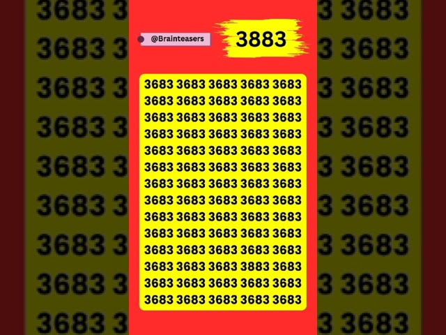 Hidden nos. Search. Find 3883 that are used 1 time #genius #bitcoin #search #quiz #knowledge #sss