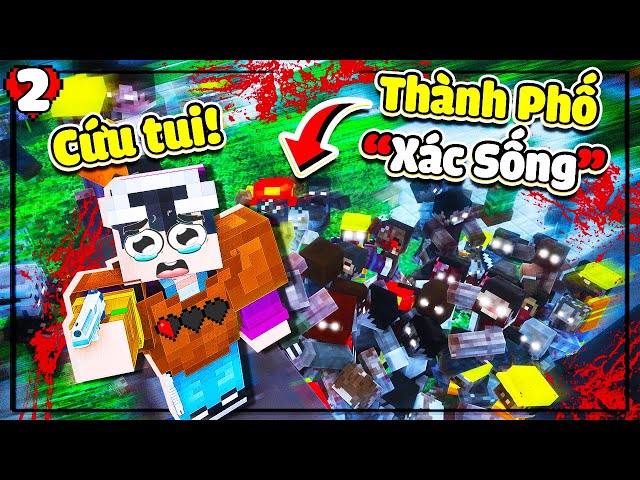 MINECRAFT VÙNG ĐẤT ZOMBIE * TẬP 2 | LỘC KHÁM PHÁ THÀNH PHỐ ZOMBIE CỰC NGUY HIỂM VÀ TÌM VŨ KHÍ MỚI😱🤩