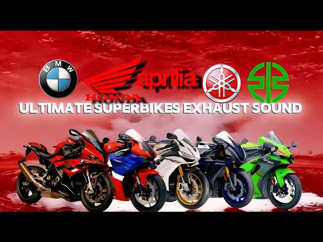 Ultimate Liter Class Superbikes Exhaust Sound Comparison 📢 |