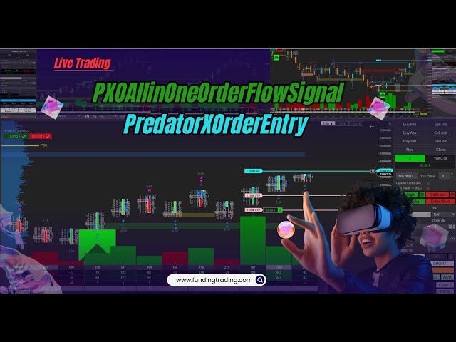 Trading Live ORDERFLOW PXOAllinOneOrderFlowSignal With PredatorXOrderEntry 2025-02-07