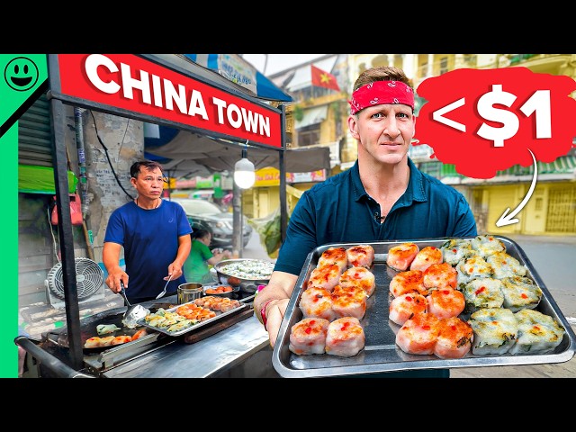 Street Food $1 MENU in China Town!! (Vietnam)