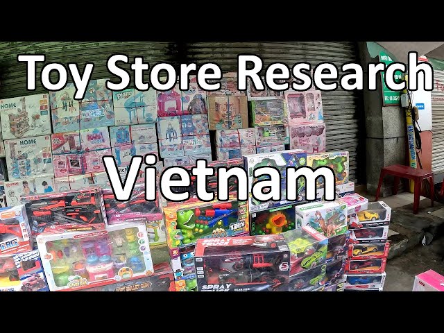 Explore the Abundance of Affordable Chinese Toys in Ho Chi Minh City's Street Shops, Vietnam