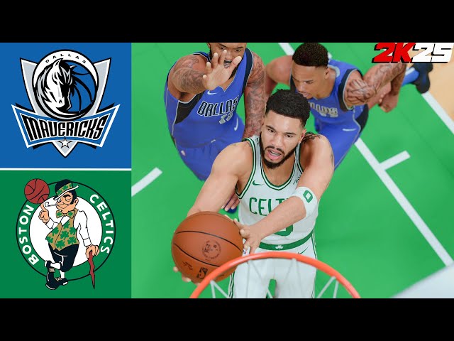 NBA 2K25 EARLY ACCESS | Mavericks vs Celtics | PS5 Simulation