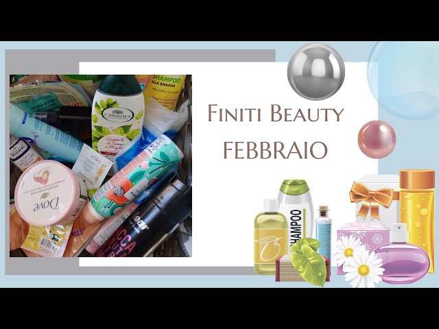 Finiti Beauty Febbraio | #empty #finiti #beauty #skincare