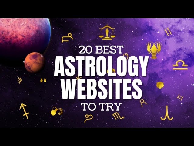 20 BEST ASTROLOGY WEBSITES TO TRY