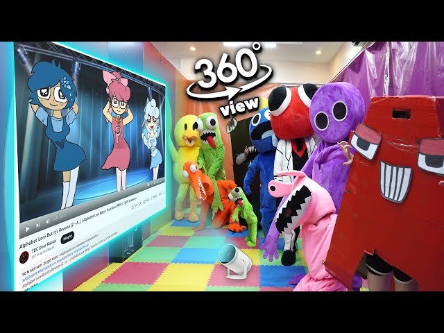 Rainbow Friend Vr 360° - CINEMA HALL | Alphabet Lore But Zero Two Dodging Meme (V, P, I)