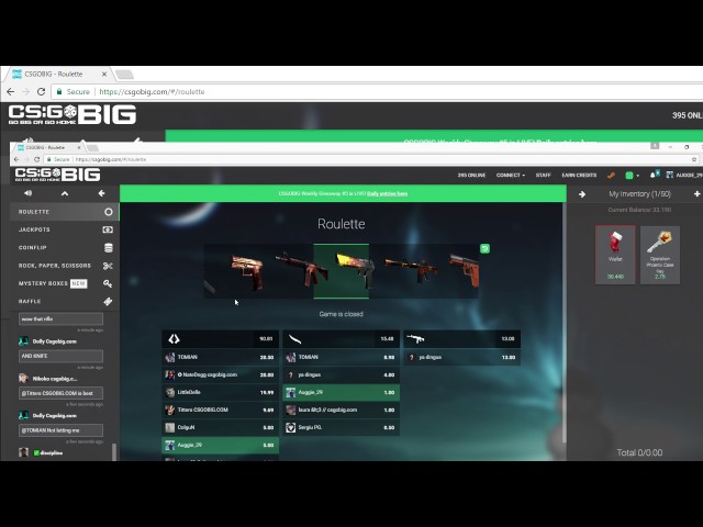 Losing a Knife on CSGOBIG?