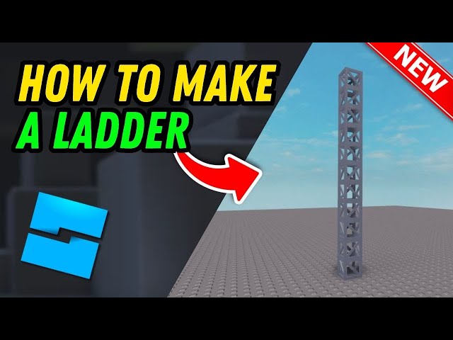 How to make ladder in Roblox studio (Quick & Easy)