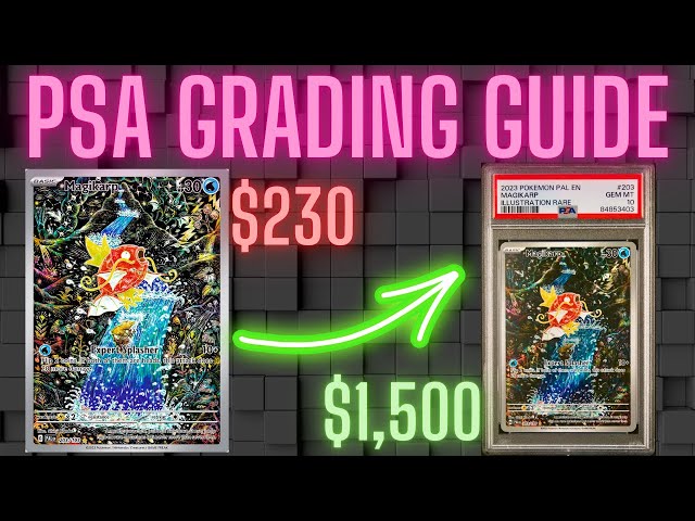 How To Make Money Grading Pokemon Cards With PSA In 2024