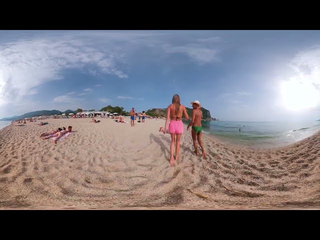 craZy VR Dance walk at Cleopatra Beach | Beach Girls Vlog